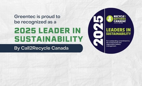 Greentec Congratulates CEO Tony Perrotta on Receiving Call2Recycle Award