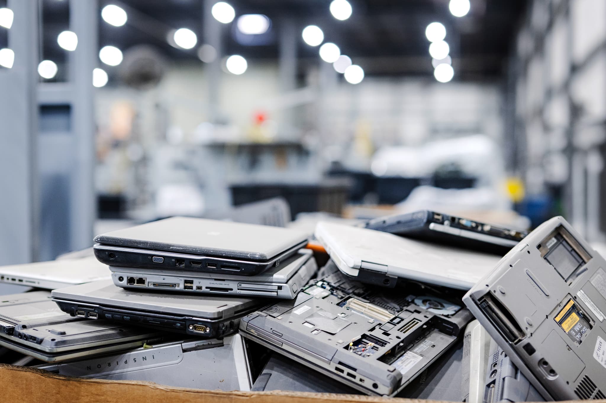IT equipment prepared for Greentec pickup