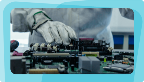 Electronics accepted for recycling