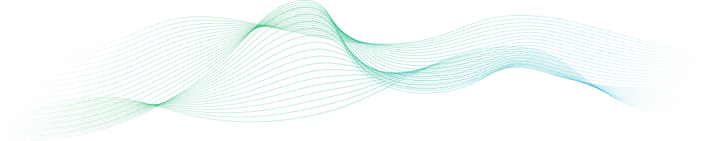 Decorative wave lines