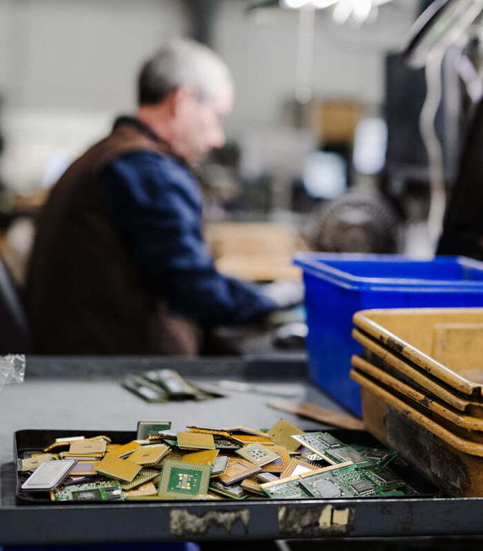 Processors and IT components awaiting disposition
